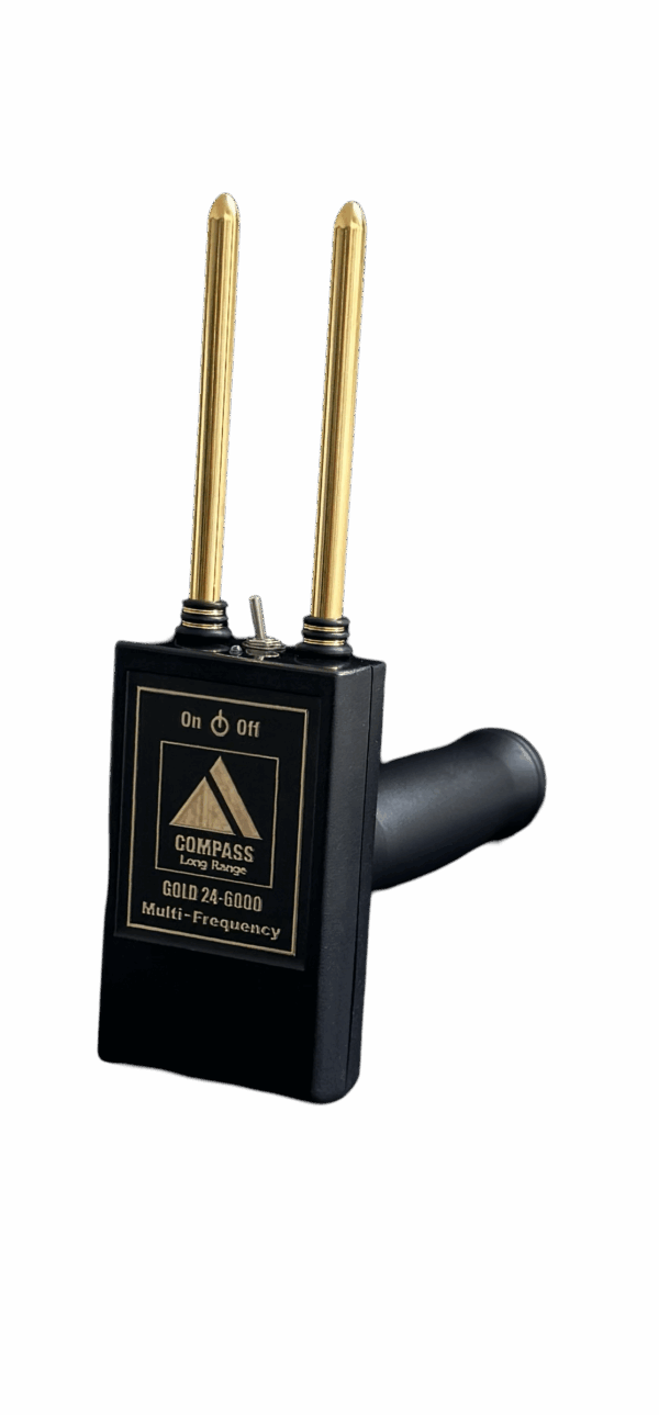 COMPASS LONG RANGE GOLD 24-6000 Multi-Frequency with Gold Plated Antennas and Handel Compass Long Range Detectors compasslongrange.com