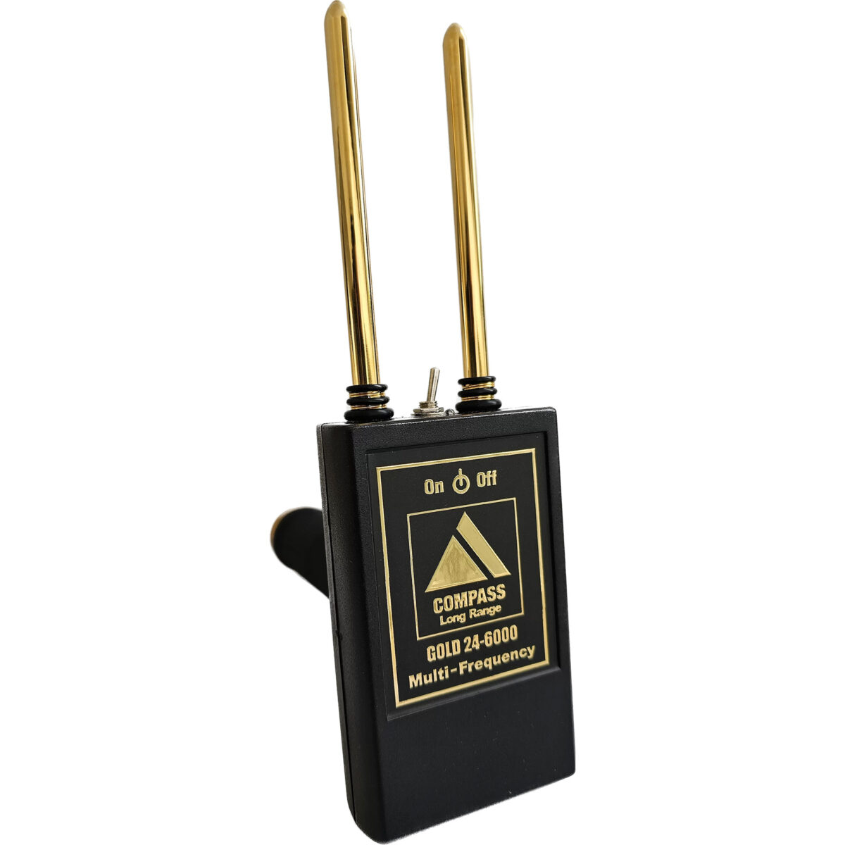 COMPASS LONG RANGE GOLD 24-6000 Multi-Frequency with Gold Plated Antennas Compass Long Range Detectors compasslongrange.com